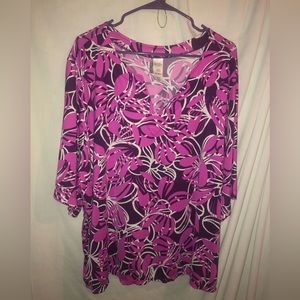 - Swim 365 top 30/32, violet , pink floral , excellent condition
